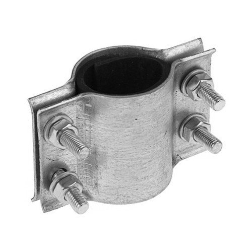 Хомут двухсторонний трубный стальной оцинкованный ККАЗ 26х20 мм