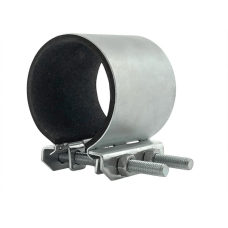 Хомут ремонтный односторонний трубный стальной оцинкованный Сансфера 34х25х70 мм