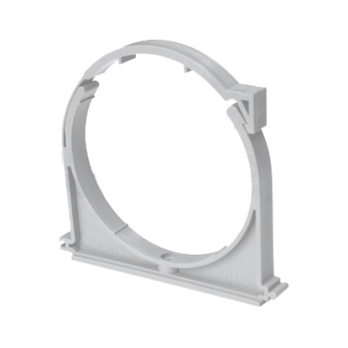 Хомут сантехнический пластиковый крепежный белый RTP (РосТурПласт) 50х50 мм
