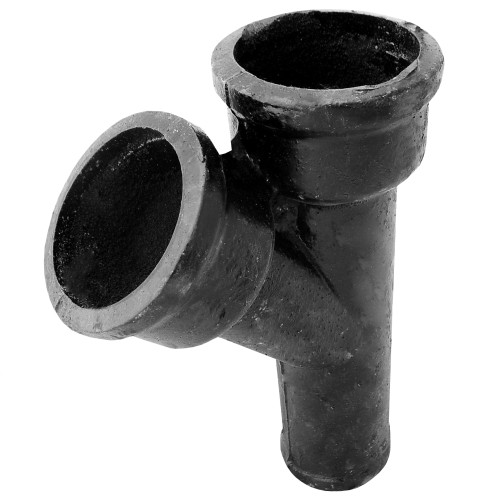 Тройник чугунный канализационный косой Ду 100-100 45гр б/н ГОСТ 6942-98 в Кемерово