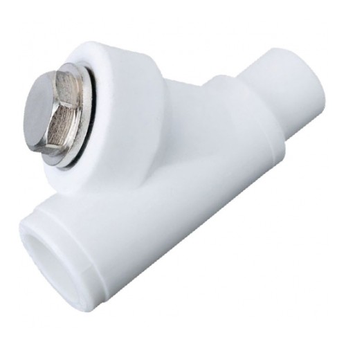 Фильтр PP-R сетчатый белый Дн 32 45гр внутренняя пайка RTP (РосТурПласт) в Кемерово