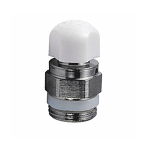 Кран Маевского ручной латунный Ду-15 (1/2") Ру-10 НР (НАР) с колпачком Giacomini R66A в Кемерово