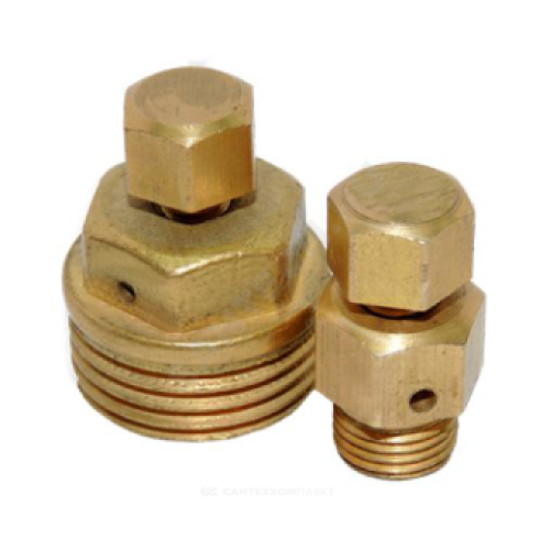 Воздухоотводчик ручной латунный М10х1,0 Ру-10 НР (НАР) угловой Цветлит ВО-1,0 в Кемерово