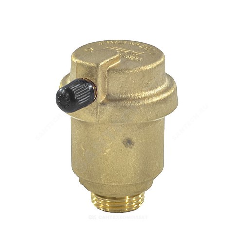 Воздухоотводчик автоматический латунный Ду-15 (1/2") Ру-10 НР (НАР) прямой О-кольцо OR 499 в Кемерово