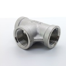 Тройник чугунный переходной оцинкованный ВР (ВН) 15 мм 3/4" ГОСТ 8949-75