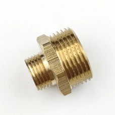 Ниппель латунный переходной НР STOUT 10 мм 1/4"
