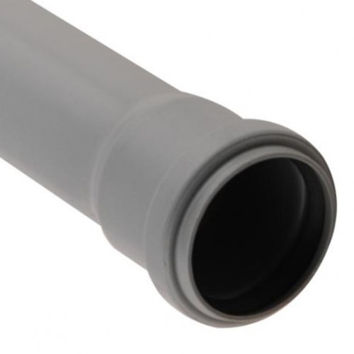 Патрубок канализационный PP-H компенсационный серый Дн 110 б/нап в/к HT HTL Ostendorf в Кемерово