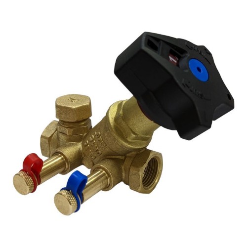 Клапан балансировочный латунный ручной с внутренней резьбой 1,6 МПа STAD.BY-1 Цветлит 20 мм в Кемерово