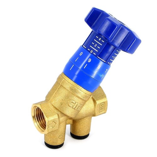 Клапан балансировочный латунный ручной с внутренней резьбой 2,5 МПа CIM 787OT Cimberio 20 мм в Кемерово