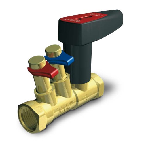 Клапан балансировочный латунный ручной с внутренней резьбой 2,5 МПа Ballorex Venturi FODRV Broen 15 мм в Кемерово