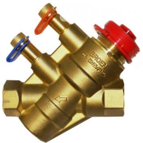 Клапан балансировочный латунный автоматический с внутренней резьбой 2,5 МПа Ballorex Dynamic Broen 15 мм в Кемерово