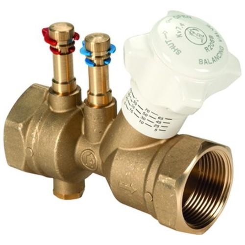 Клапан балансировочный латунный ручной с внутренней резьбой 2,5 МПа R206B Giacomini 25 мм в Кемерово