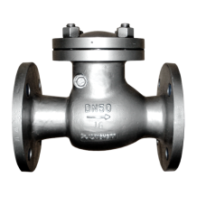 Клапан обратный стальной поворотный фланцевый 1,6 МПа 19с76нж 80х310 мм