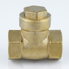 Клапан обратный латунный поворотный с внутренней резьбой EPDM 1,6 МПа 20х50 мм
