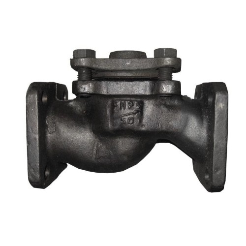 Клапан обратный чугунный Y-тип фланцевый 2,5 МПа 16кч9п 80х310 мм в Кемерово