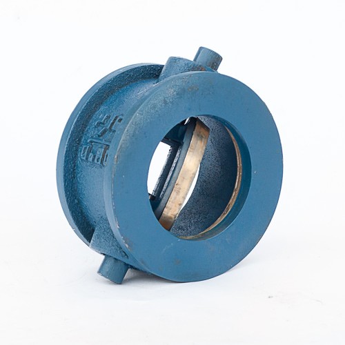 Клапан обратный чугунный Y-тип межфланцевый 1,6 МПа 19ч21бр Мегастрой 50х60 мм в Кемерово