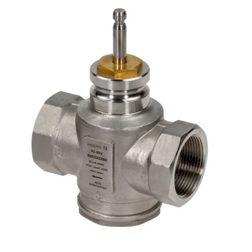 Клапан регулирующий нержавеющий трехходовой с внутренней резьбой 2,5 МПа VRB-3R Ридан 25х90 мм 1" в Кемерово