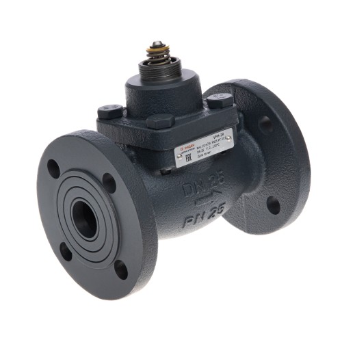 Клапан регулирующий чугуный двухходовой фланцевый 2,5 МПа VFM-2R Ридан 25х160 мм в Кемерово