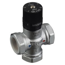 Клапан смесительный латунный термостатический с внутренней резьбой 1,0 МПа TermoFar FAR 25 мм 1"