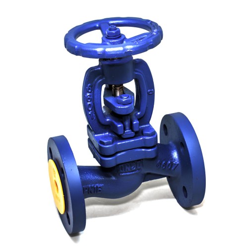 Клапан запорный сальниковый чугунный фланцевый 1,6 МПа 215A Zetkama 50х230 мм в Кемерово