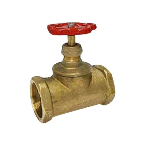 Клапан запорный латунный с внутренней резьбой 1,6 МПа 15б1п Китай 50х86 мм в Кемерово