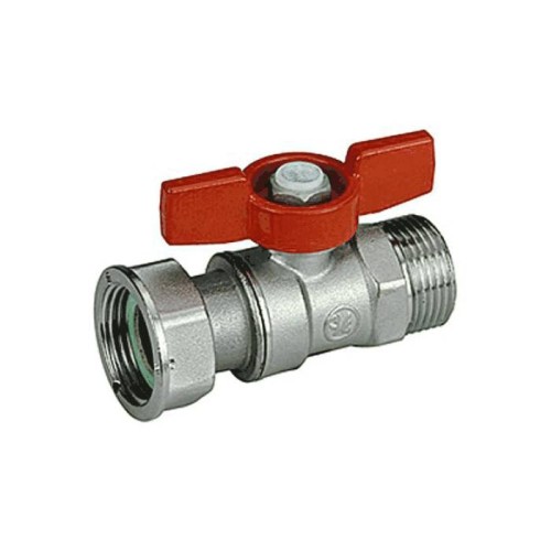 Кран запорный латунный стандартнопроходной с ручкой-бабочкой ВР-накидная гайка Ру 42 R251P Giacomini 15х76 мм 3/4" в Кемерово