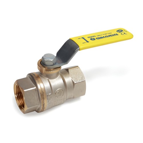 Кран запорный латунный полнопроходной с ручкой-рычагом ВР (ВН) Ру 5 R950 Giacomini 10 мм 3/8" в Кемерово