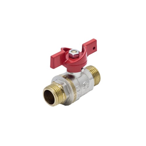 Кран запорный латунный полнопроходной с ручкой-бабочкой ВР-НР Ру 40 BV.514 MVI 15 мм 1/2" в Кемерово