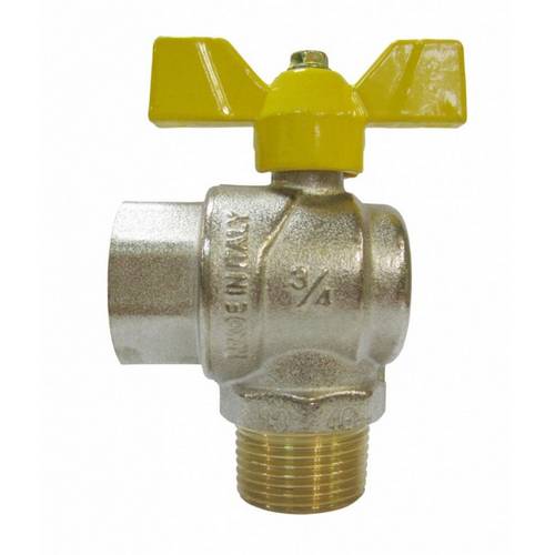 Кран запорный латунный полнопроходной с ручкой-бабочкой ВР-НР Ру 5 R780 Giacomini 15х50 мм 1/2" в Кемерово