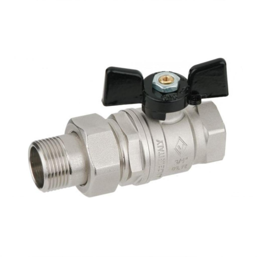 Кран запорный латунный полнопроходной с ручкой-бабочкой ВР (ВН) Ру 40 Pride LD 15 мм 1/2" в Кемерово