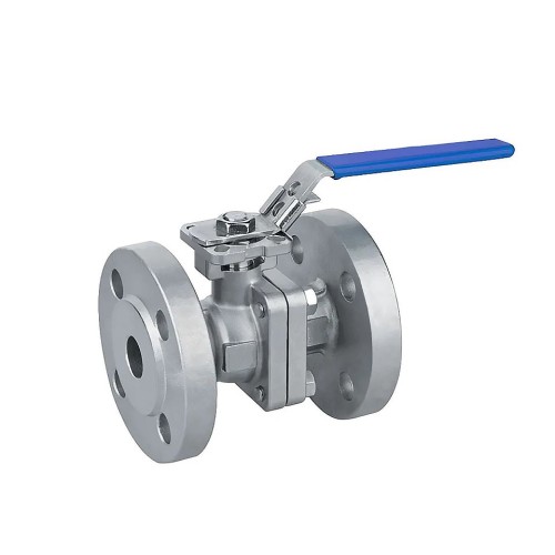 Кран запорный трехсоставной нержавеющий фланцевый полнопроходной ручка-рычаг Ру 16 Benarmo 125 мм в Кемерово