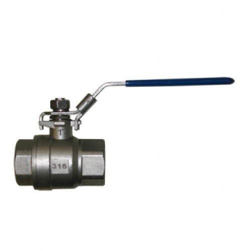 Кран шаровый нержавеющий ВР (ВН) полнопроходной Ру 40 AISI 316 ABRA 8х40,2 мм 1/4" в Кемерово