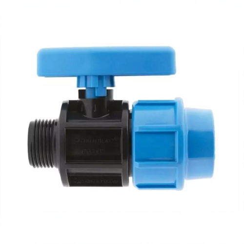 Компрессионный кран ПНД Дн 20-1/2" Ру-16 НР (НАР) Джилекс в Кемерово