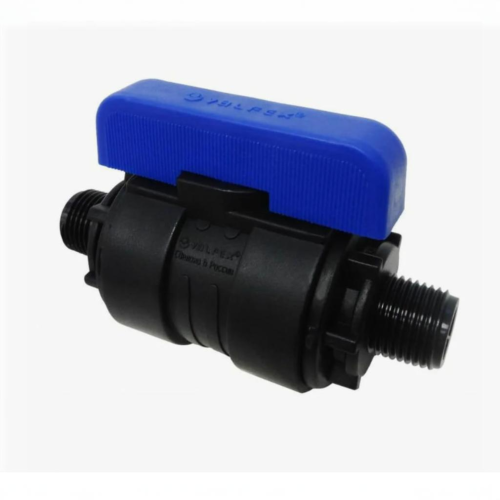 Компрессионный кран ПНД Ду-20 (1/2") НР (НАР) Ру-16 VALFEX в Кемерово