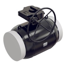 Кран запорный стальной под приварку с редуктором стандартнопроходной Ст20 КШ.П. ALSO 350х730 мм