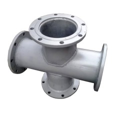 Крест фланцевый КФ Ду 200-200 (600-600) ВЧШГ с ЦПП цинк+AL ГОСТ ISO 2531-2012