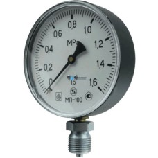 Манометр радиальный диаметр 100мм 0-6 кгс/см2 (0-0,6 МПа) G1/2" МТ-100 Багория