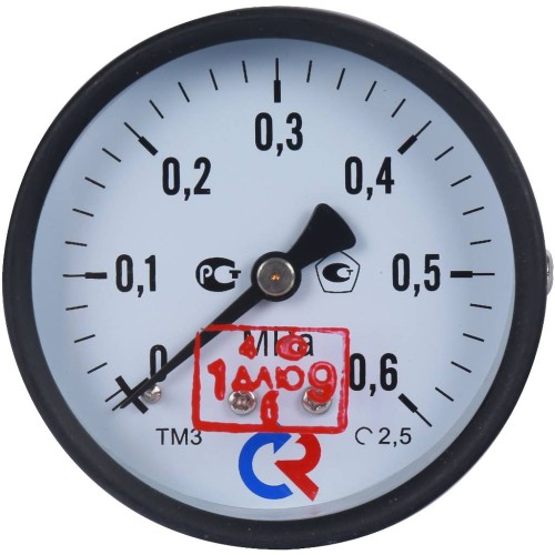 Манометр осевой диаметр 63мм 0-6 кгс/см2 (0-0,6 МПа) G1/4" ТМ-310Т.00 Росма 00000006791 в Кемерово