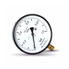 Манометр радиальный диаметр 100мм 0-16 кгс/см2 (0-1,6 МПа) G1/2" ДМ05-МП-3У Стеклоприбор