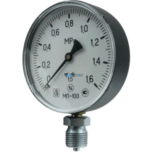 Манометр радиальный диаметр 100мм 0-10 кгс/см2 (0-1,0 МПа) G1/2" МП-100 Завод теплотехнических приборов в Кемерово