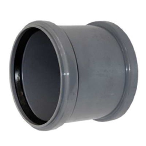 Муфта НПВХ (ПВХ) ремонтная Дн 110 серая безнапорная в/к Хемкор в Кемерово