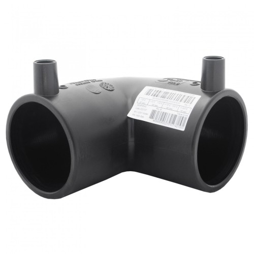 Отвод ПЭ100 спигот Дн 90 90гр Ру-16 SDR11 в Кемерово