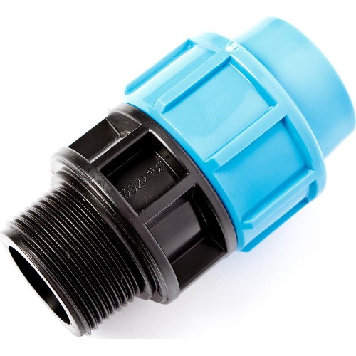 Муфта ПЭ компрессионная Дн 40-1 1/4" Ру-12,5 НР (НАР) Джилекс в Кемерово