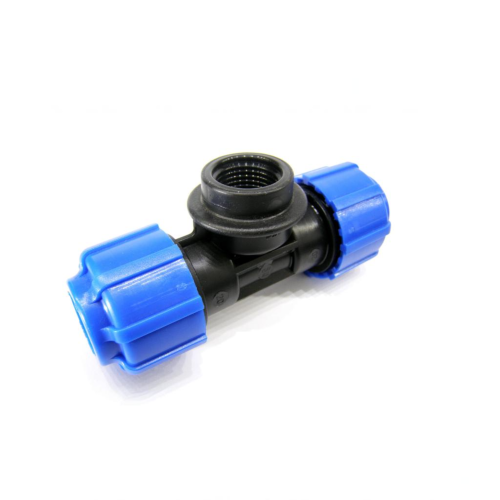 Тройник ПЭ компрессионный Дн 32-25 переходной VALFEX в Кемерово