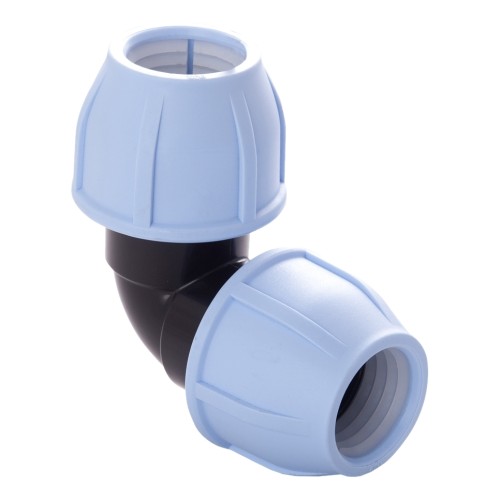 Отвод ПЭ компрессионный Дн 20-3/4" 90гр Ру-16 ВР (ВН) RTP (РосТурПласт) в Кемерово