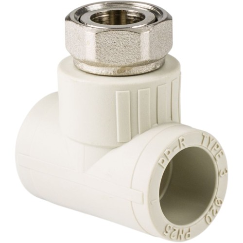 Тройник PP-R с накидной гайкой Дн 20-3/4" Pro Aqua в Кемерово