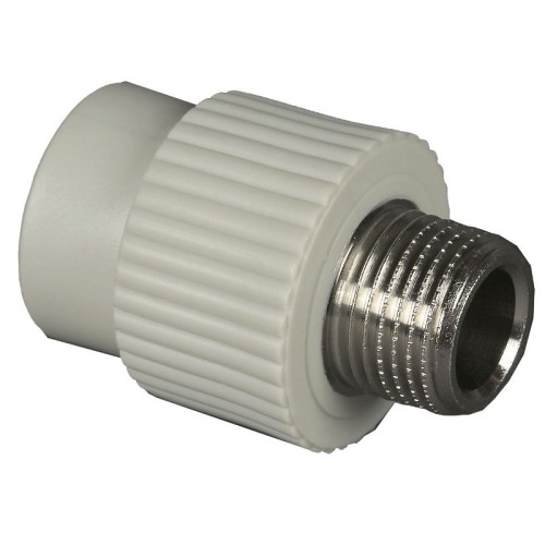 Муфта PP-R комбинированная серая НР (НАР) Дн 20-3/4" Wavin Ekoplastik в Кемерово