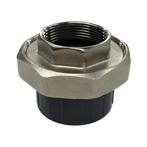 Муфта ПВХ под клеевое соединение Дн 63х2" серая разъемная ВР Aquaviva AQVBBD63F в Кемерово