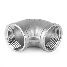 Отвод нержавеющий резьбовой ВР (ВН) Ру 16 AISI 316 80 мм 3"