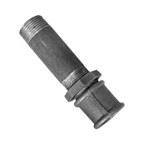 Сгон в сборе со стальной муфтой и контргайкой Ду 20 (3/4") в Кемерово